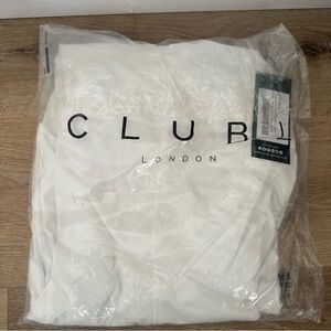 Phantasy White Maternity Cowl Neck Maxi Dress